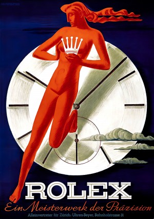 1942 Beyer Zurich Rolex Poster